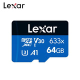 LEXAR MICRO SD KAART 64GB