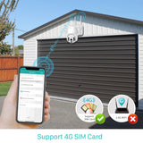 4G Beveiligingscamera Incl. gratis 32 gb geheugenkaart