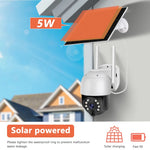 4G Beveiligingscamera met zonnepaneel